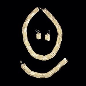 Vintage Egyptian Coiling Jewelry Set